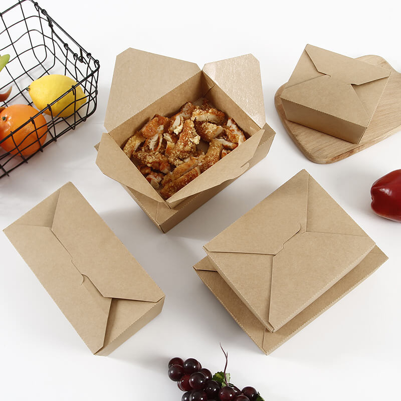 Emballage de carton alimentaire Fournitures de restaurant Vente en gros de pates